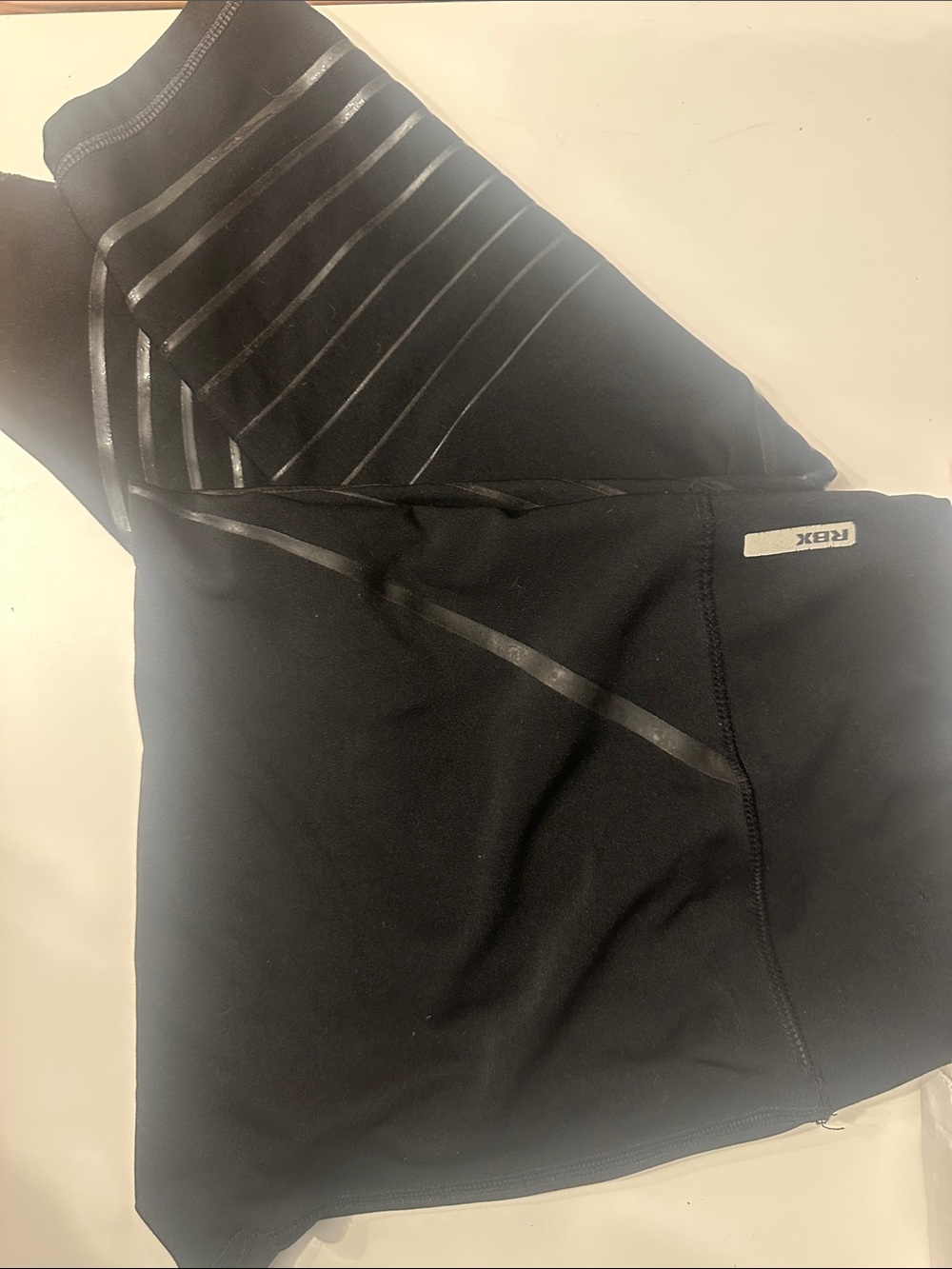 RBX Black Men's Athletic Joggers with Reflective Striping